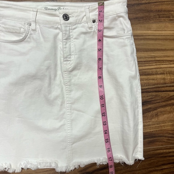 Tommy Bahama Ella Twill white denim skirt, size 4 - Picture 5 of 9